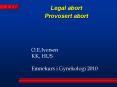 Provosert abort O.E.Iversen KK, HUS Emnekurs i Gynekolog