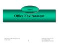 Chapter 5 Office Environment Office Security Dimension