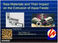 Raw Materials and Their Impact on the Extrusion of Aqu