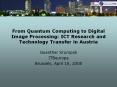 From Quantum Computing to Digital Image Processing: IC