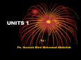 UNITS 1 by : Pn. Nazirah Binti Mohamad Abdullah Cadastra
