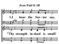 Jesus Paid It All Jesus Paid It All Jesus Paid It All Jesu