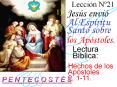 Lecci n N 21 1)- Jes s envi  Al Esp ritu Santo sobre los A