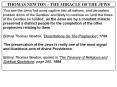 THOMAS NEWTON   THE MIRACLE OF THE JEWS 'You see the Jew