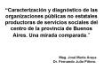  Caracterizaci n y diagn stico de las organizaciones 