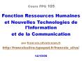 Fonction Ressources Humaines et Nouvelles Technologies d