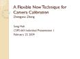 A Flexible New Technique for Camera Calibration Zhengyo