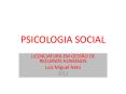 PSICOLOGIA SOCIAL LICENCIATURA EM GEST O DE RECURSOS HUMANO
