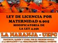 ley de licencia por maternidad 9.905 modificatoria de la le