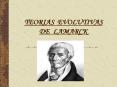 teorias evolutivas de lamarck  ndice not cia teor 