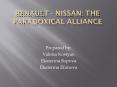 Renault - Nissan: The Paradoxical Alliance. Prepared b