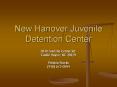 New Hanover Juvenile Detention Center 3830 Juvenile Cente
