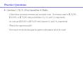 Practice Questions Question 1 (Ch. 8, Q5 in Samuelson 