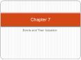 Chapter 7 Bonds and Their Valuation 15 16 17 19 13 -Yield t