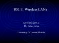 802.11 Wireless LANs Abhishek Karnik, Dr. Ratan Guh