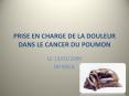 prise en charge de la douleur dans le cancer du poumon l