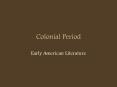 Colonial Period Early American Literature Native America