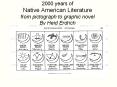 2000 years of Native American Literature from pictograph t
