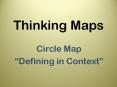 Thinking Maps Circle Map  Defining in Context  * * * * * * 
