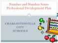 Number and Number Sense Professional Development Pla