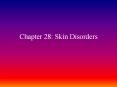 Chapter 28: Skin Disorders Skin Lesions Defined Skin pigmen