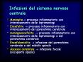 Infezioni del sistema nervoso centrale Meningite  process
