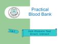 Practical Blood Bank Lab 5 Laithi, wael : Practical Bloo