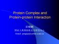 Protein Complex and Protein-protein Interaction            