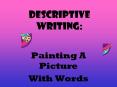 Descriptive Writing: Painting A Picture With Words A