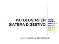 PATOLOGIAS EN SIATEMA DIGESTIVO E.U. PASCALE MONSALV