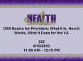 DSS Basics for Providers: What It Is, How It Works, What I