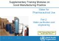 Good Manufacturing Practice Water for Pharmaceutical Us