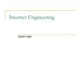 Internet Engineering DHCP, DNS Introduction Clien
