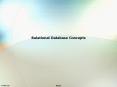 Relational Database Concepts relational database exampl