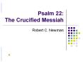 - newmanlib.ibri.org - Psalm 22: The Crucified Messia