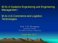 M.Sc in Systems Engineering and Engineering Management 