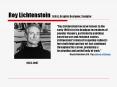Roy Lichtenstein Artist, Graphic Designer, Sculptor  Ro