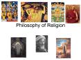 Philosophy of Religion Philosophy of Religion Th
