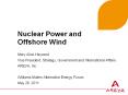 Nuclear Power and Offshore Wind Mary Alice Hayward Vic