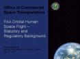 Office of Commercial Space Transportation FAA Orbital Huma