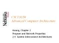 CSCI 8150 Advanced Computer Architecture Hwang, Chapter 
