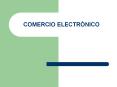 COMERCIO ELECTR NICO Comercio Electr nico E-commerc