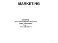 MARKETING DOCENTE Jaime Alexandre de Lima Curcio Jaime, 