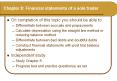 Chapter 8: Financial statements of a sole trader O