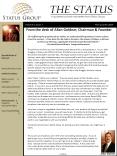 THE STATUS A quarterly business newsletter from Status Grou