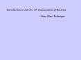 Introduction to Lab Ex. 19: Enumeration of Bacteria - Pou