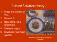Fall and Salvation History Image and likeness of God