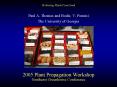 Producing Plants From Seed Paul A. Thomas and Bodie. V