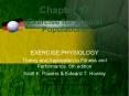 Exercise for Special Populations EXERCISE PHYSIOLOGY Theor
