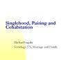 Singlehood, Pairing and Cohabitation Michael Itagak